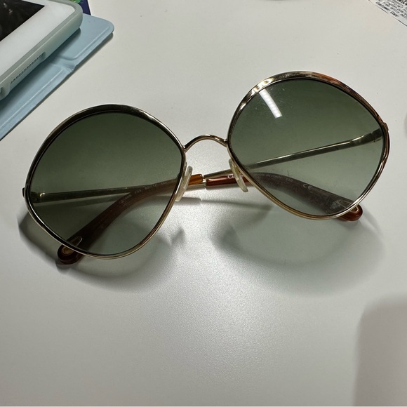 Chloe Accessories - Chloe authentic gold Frame Sunglasses